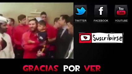Lio Messi se reúne con el niño Afgano  de la camiseta de plástico que conmovio al Mundo