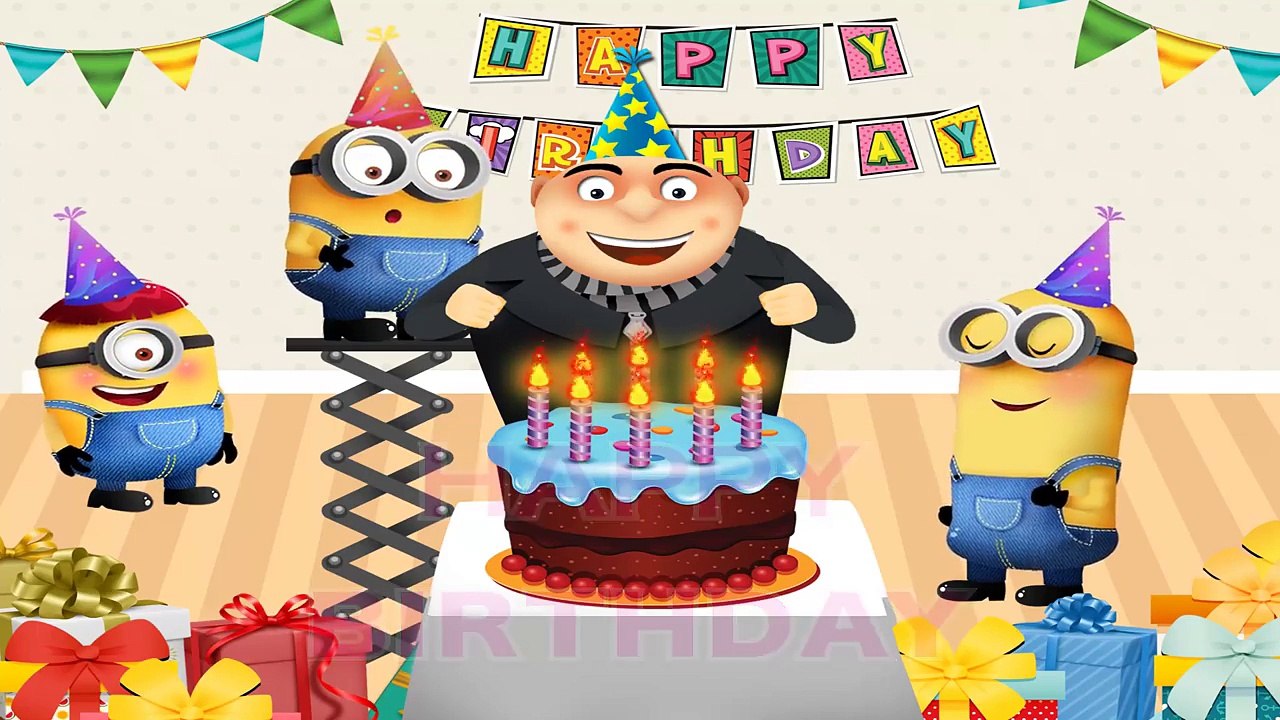 Happy Birthday Minions Song | Happy Birthday To You Song Minions [4k Music Video]