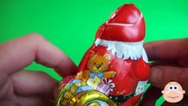 Kinder Surprise Eggs New Special Edition Large Chocolate Santa Christmas Toys Opening