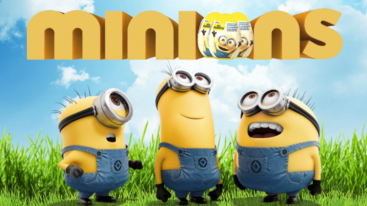 EGG SURPRISE MINION from Despicable Me kids toys Video Fun Disney Toys Surprise Eggs opening