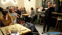 Lyon : tricoter au son du violon de la virtuose Hilary Hahn