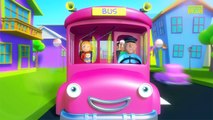 the wheels on the bus go round and round | nursery rhymes | kids songs | baby videos