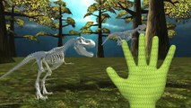 Halloween Skeleton Dinosaur Finger Family | Finger Family Dinosaur Nursery Rhymes 3D