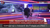 Alep : Dupont-Aignan s’indigne contre la « russophobie ahurissante » en France