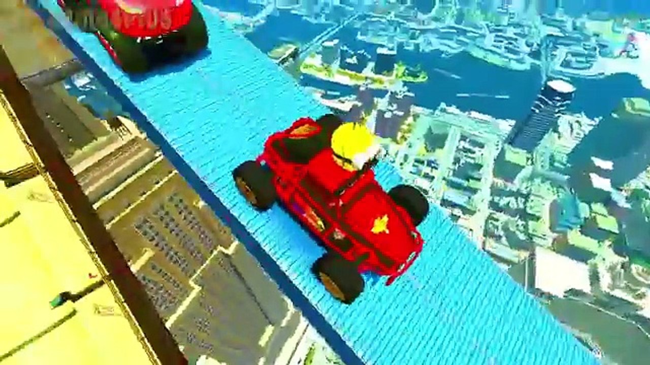 Minions & Disney PIXAR cars for Kids Idle McQueen & Monster Lightning McQueen Childrens Songs