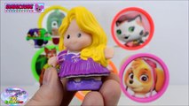 Learn Colors Disney Nick Jr PJ Masks Paw Patrol Play Doh Toys Surprise Egg and Toy Collector SETC