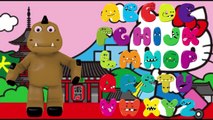 Alphabet song 3D Dino | ABC Song - Teddy Bear - Hello Kitty ABC Song Nursery Rhymes