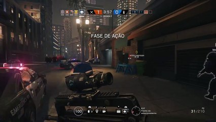 Uma partida padrao No Rainbow Six Siege