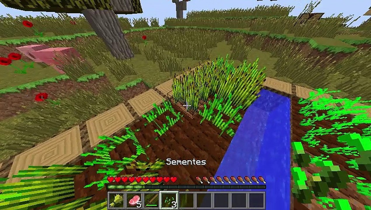 Minecraft - Sobrevivencia asaltando os villager #1