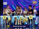 Flavia Laos y Patricio comen Higado en salsa de Aji en Juego Cuidado con lo que Comes