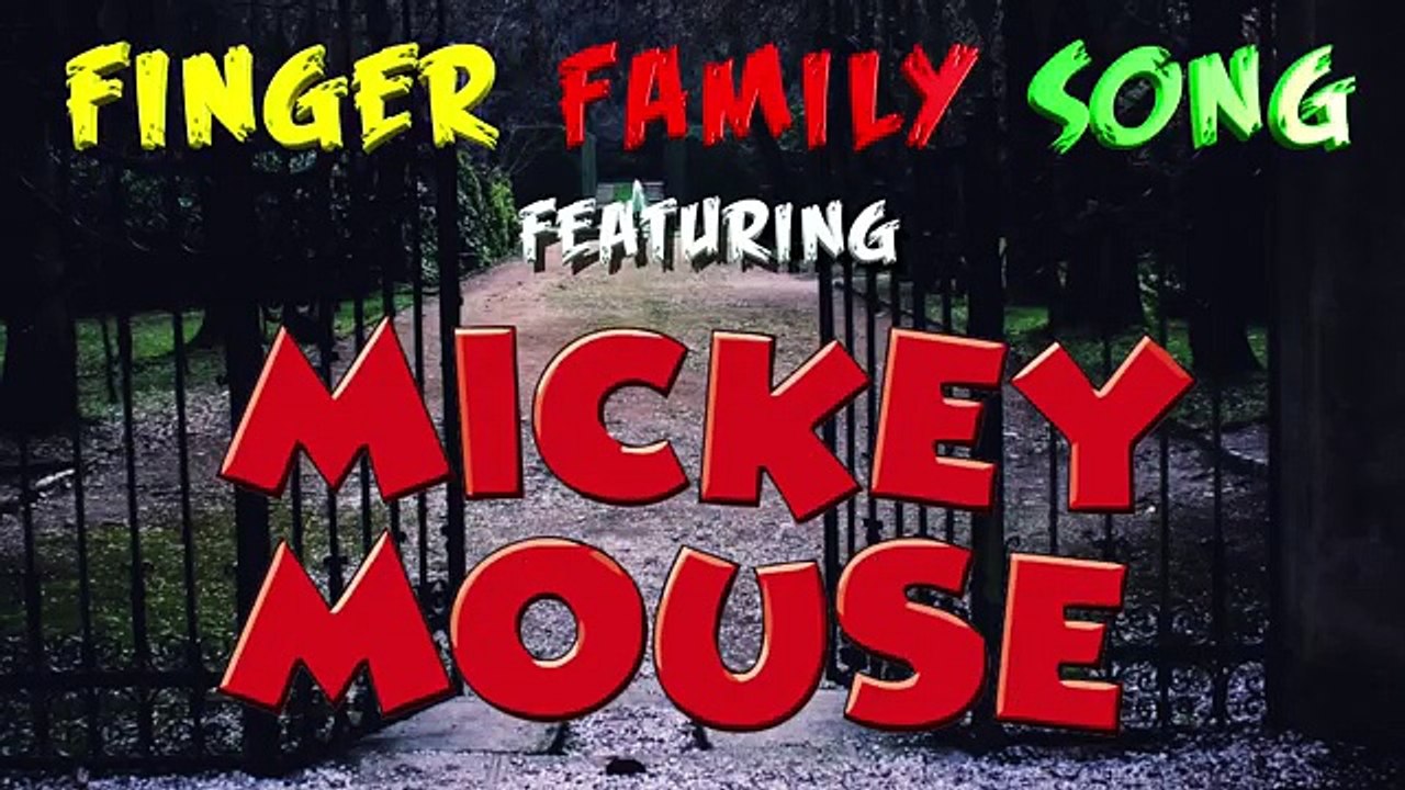 Spiderman Mickey Mouse Scary Ghost Adventure Finger Family Song!