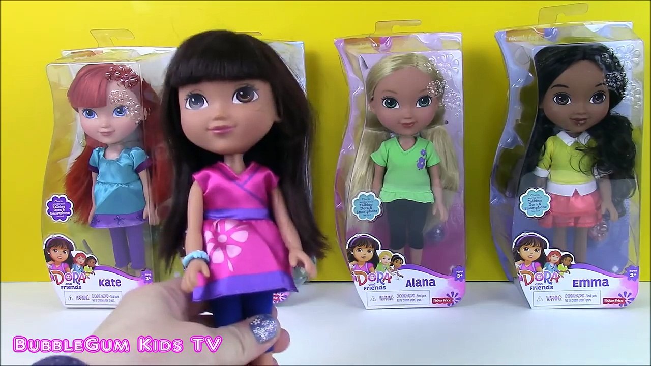 Dora and Friends into the city Dolls! Nick Jr! Dora, Alana, Naiya, Kate and Emma!UNBOXING+REVIEW
