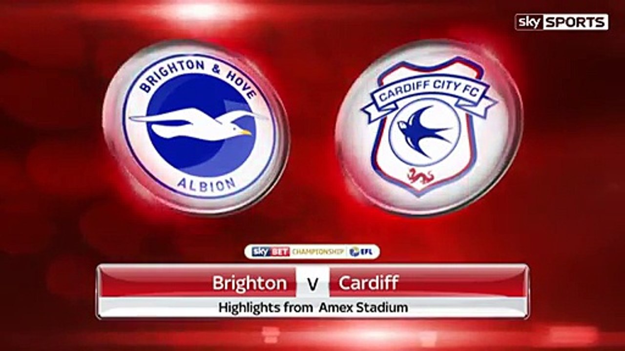 All Goals & Highlights HD - Brighton 1-0 Cardiff City - 24.01.2017
