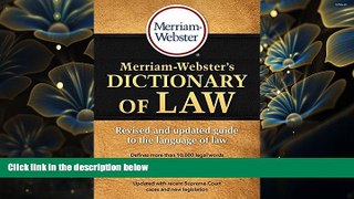 READ book Merriam-Webster s Dictionary of Law, Revised   Updated! (c) 2016 Merriam-Webster For Ipad