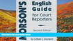 READ book Morson s English Guide for Court Reporters Lillian I. Morson Trial Ebook