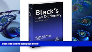 DOWNLOAD EBOOK Black s Law Dictionary, Fifth Pocket Edition Bryan A. Garner For Ipad