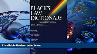 READ book Black s Law Dictionary (Pocket), 3rd Edition  For Kindle