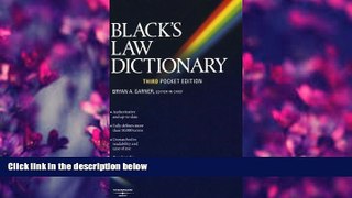FREE [PDF] DOWNLOAD Black s Law Dictionary (Pocket), 3rd Edition  For Ipad