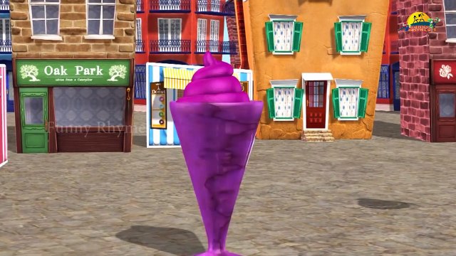 Учим цвета конус мороженого | детей стишки палец семья | изучение цветов для детей