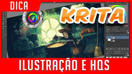 KRITA FREE CONCEPT ILUSTRAÇAO E HQ