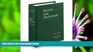 READ book Black s Law Dictionary, Standard Ninth Edition Bryan A. Garner Pre Order