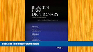 READ book Black s Law Dictionary, Pocket Edition, 4th Bryan A. Garner Full Book