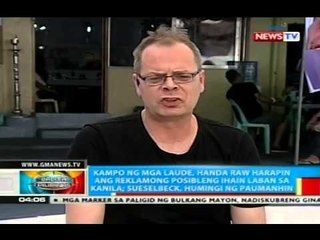 BP: German fiance ni 'Jennifer' Laude na sumampa sa bakod sa Camp Aguinaldo, irereklamo raw ng AFP