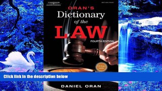 READ book Oran s Dictionary of the Law Daniel Oran For Kindle