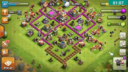 Clash of Clans - Atacando na Guerra de Clans