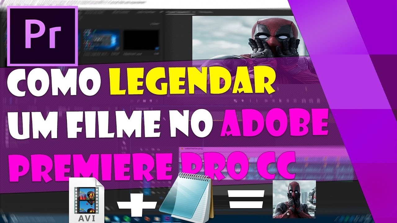 Como Legendar um Filme no Adobe Premiere PRO CC