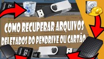 Como Recuperar Arquivos Deletados (Pendrive,Cartão,HD,Externo)