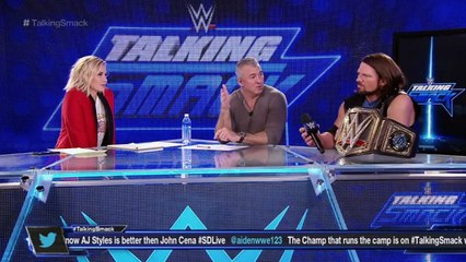 WWE AJ Styles Pissed Off on Talking Smack