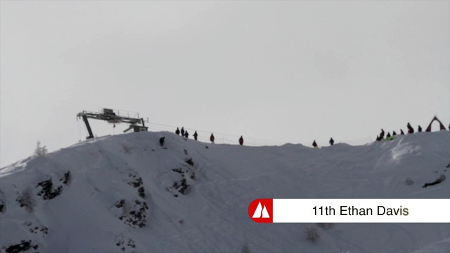 11th place Ethan Davis - Ski Men - Verbier Freeride Week Junior 2* 2017