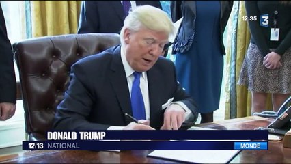 États-Unis : Donald Trump signe ses premiers décrets