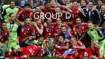 Champions League Draw - UCL Group Stage 2016 17 Full Results