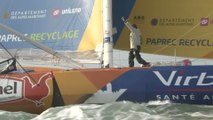 Voile - Vendée Globe : L'arrivée de Dick (St-Michel-Virbac)