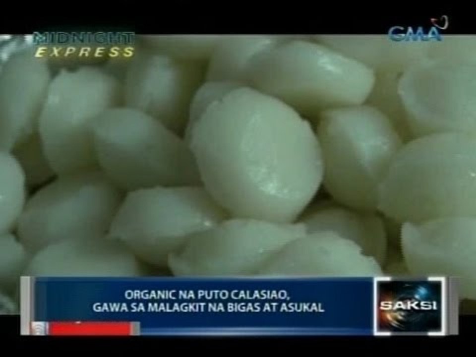 Midnight Express: Organic na puto calasiao, gawa sa malagkit na bigas at asukal