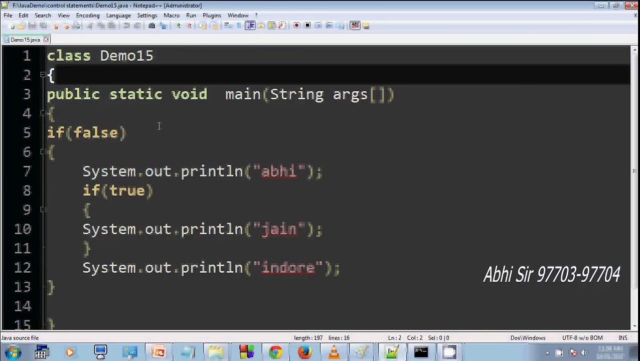 control statements(nested if Statement) in java (in Hindi) Part-6