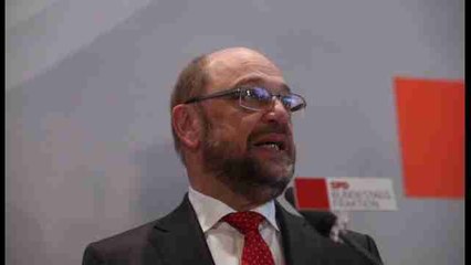 Schulz, candidato socialdemócrata: "Tenemos la pretensión de liderar Alemania"