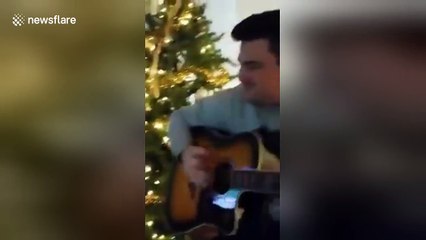 Girl, 4, sings Ed Sheeran song with her dad