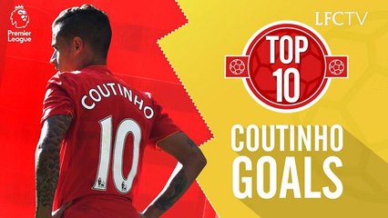 Liverpool elege Top 10 de golaços de Philippe Coutinho