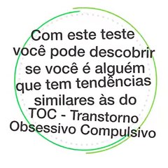 Teste Para Ver Se Voce Tem Tendências Similares Às Do Toc
