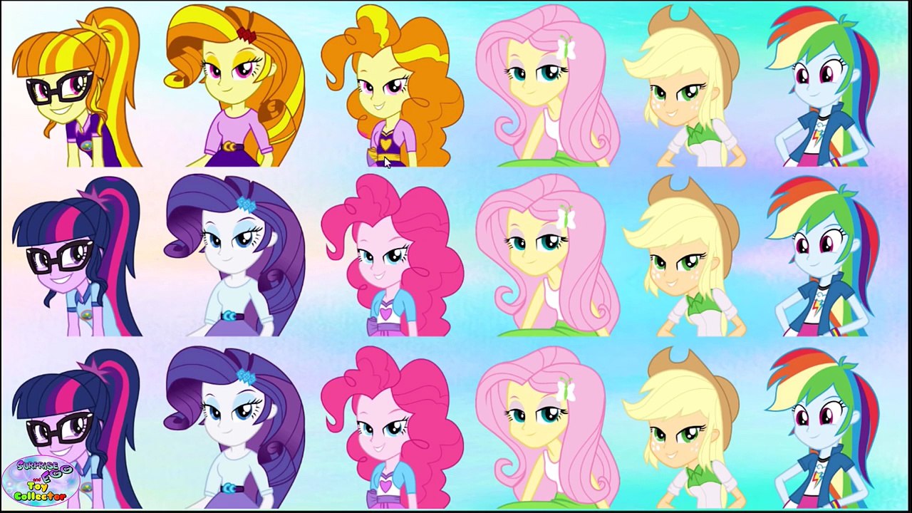 My Little Pony Transforms Equestria Girls Dazzlings Color Swap Surprise Egg and Toy Collector SETC