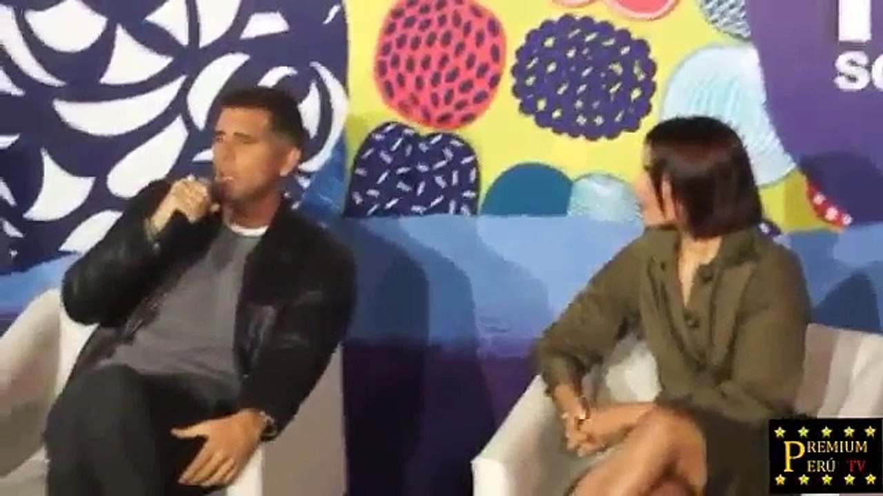 Christian Meier y Nashla Bogaert _Conferencia de prensa pelicula TLHSI