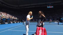Serena Williams on court interview (QF) - Australian Open 2017