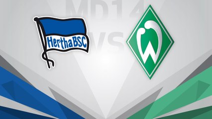 12tes Liga Hertha - Werder Bremen