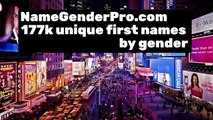 Gender Checker - 177,000 unique male, female and unisex names by gender