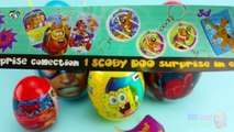 5 ДЖАМБО Surprise Eggs! Человек-Паук Капитан Америка Мстители Spongebob Cars Scooby-Doo И Lynx!