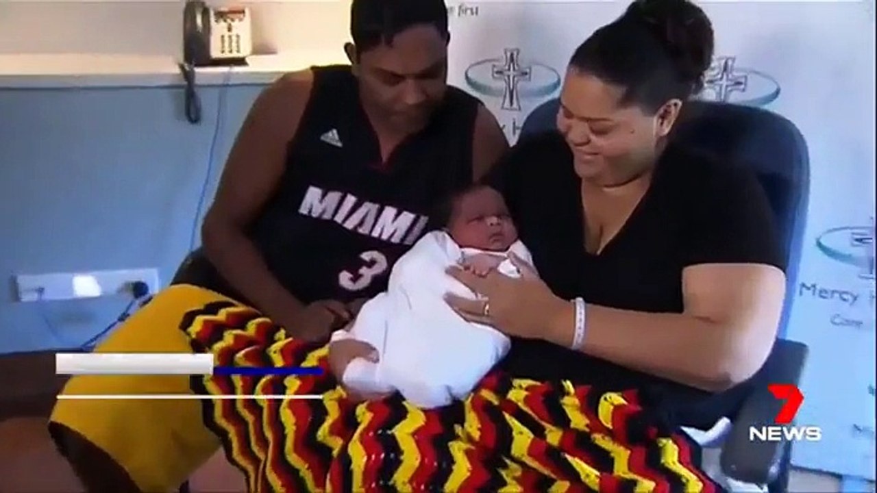 Brian Junior weighs about 6kg after being born at Mercy Hosp