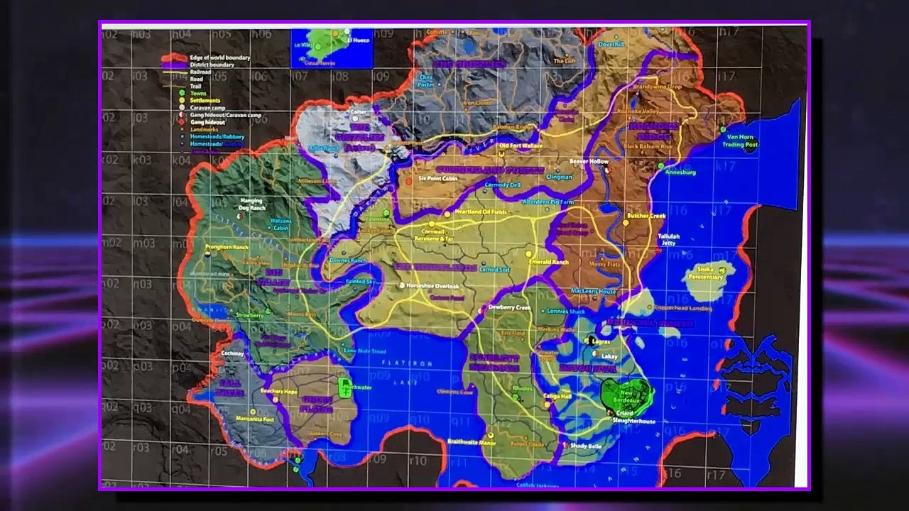 RED DEAD REDEMPTION 2!MAPA VAZADO!